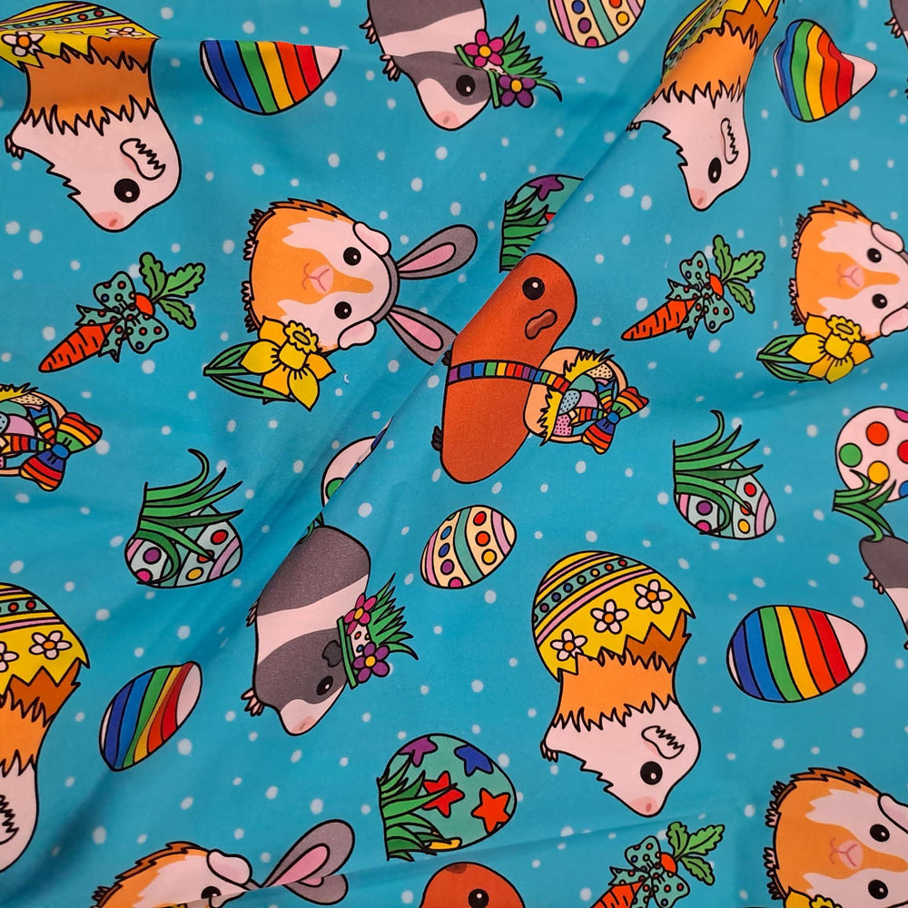 FM Piggles on Parade Easter Poplin