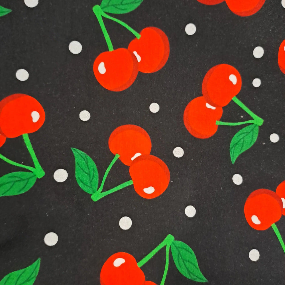 Fabric Mama Cherries 150gsm Poplin