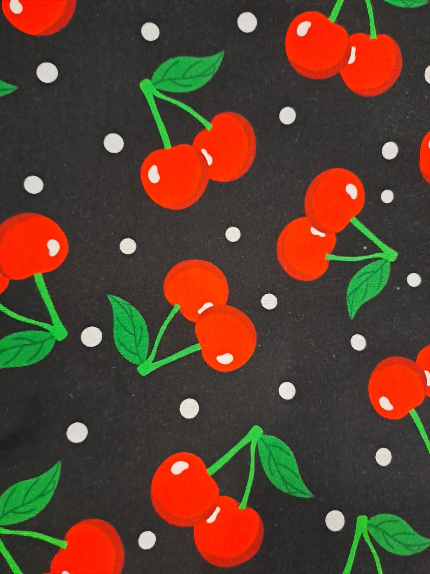 Fabric Mama Cherries 150gsm Poplin