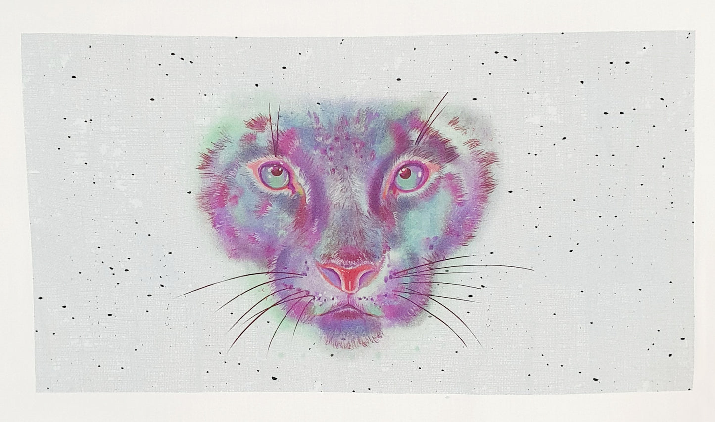 Lillestoff Neon Panther Non Medical Face Mask Organic Cotton Face Mask