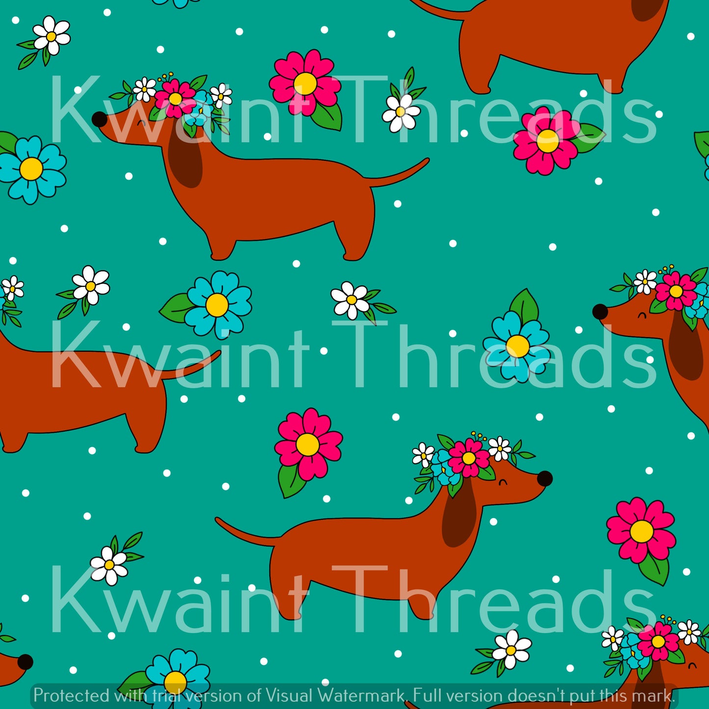 Fabric Mama Floral Sausages Pre order