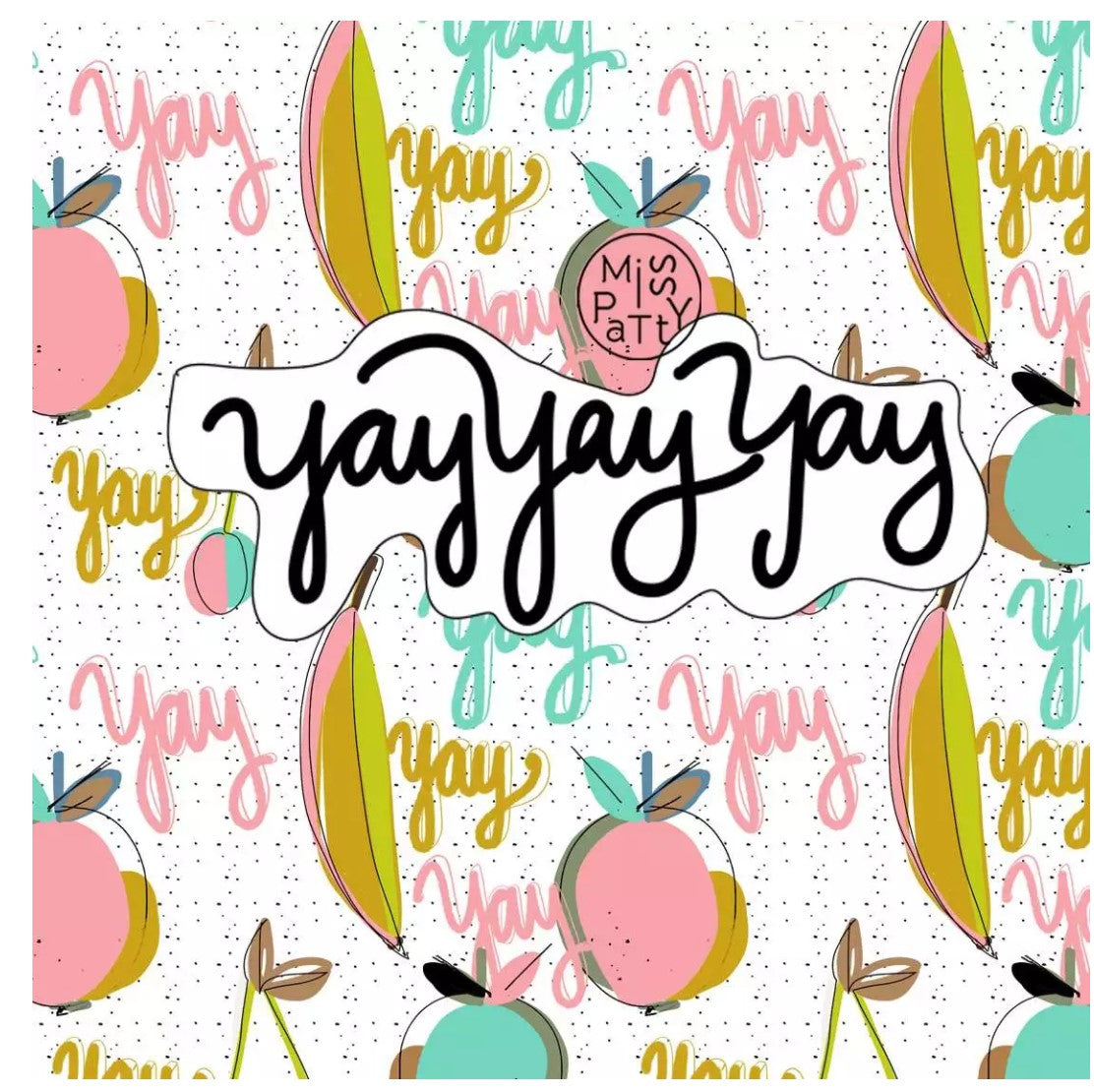 Lillestoff Yay Yay Yay Fruit Organic 100% Cotton Woven Fabric Cotton Canvas