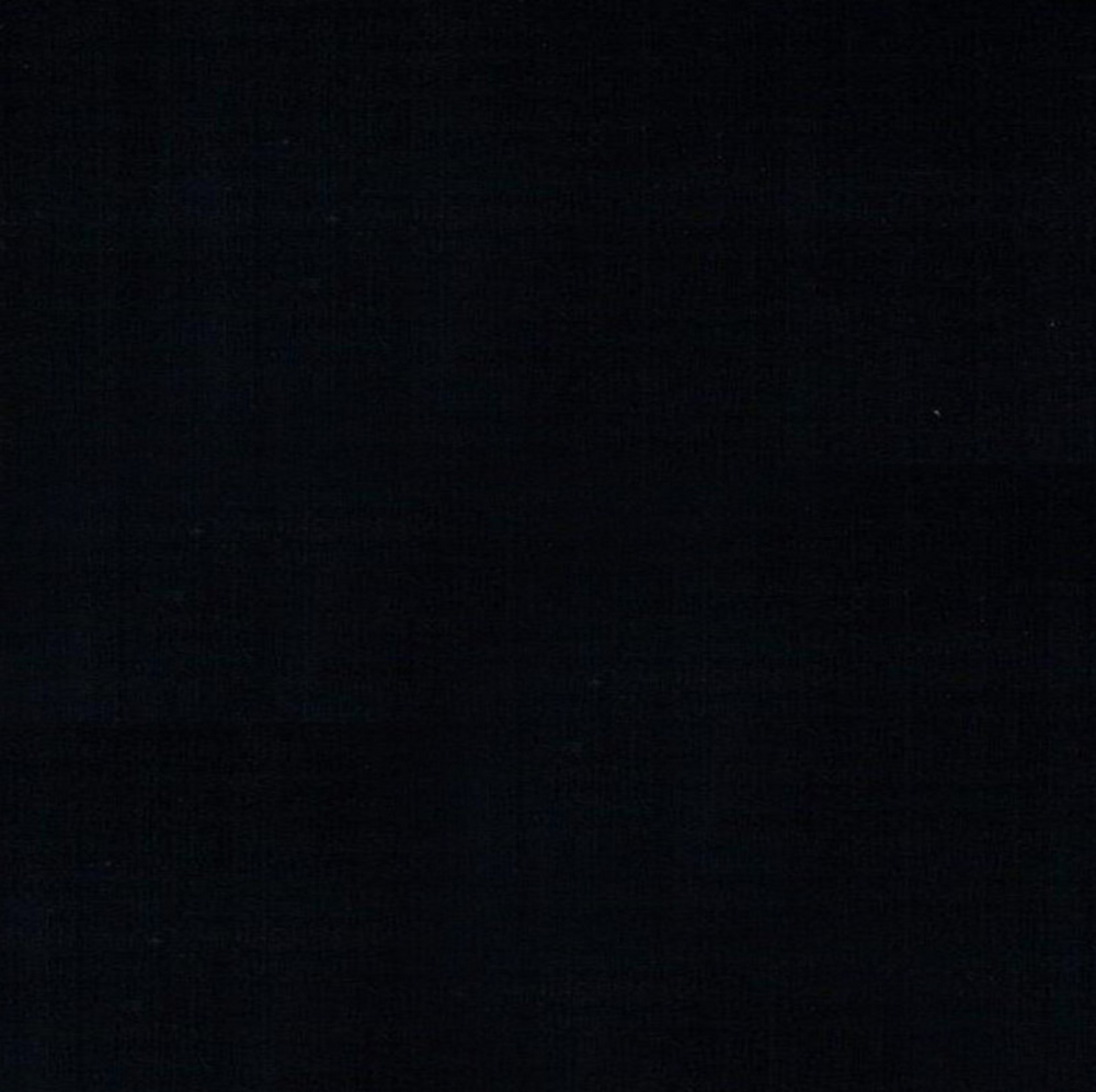 Euro Knit Black Solid Organic Cotton Elastane Jersey Fabric GOTS