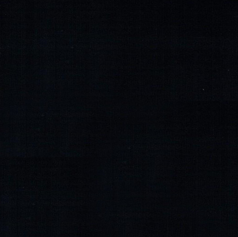 Euro Knit Black Solid Organic Cotton Elastane Jersey Fabric GOTS