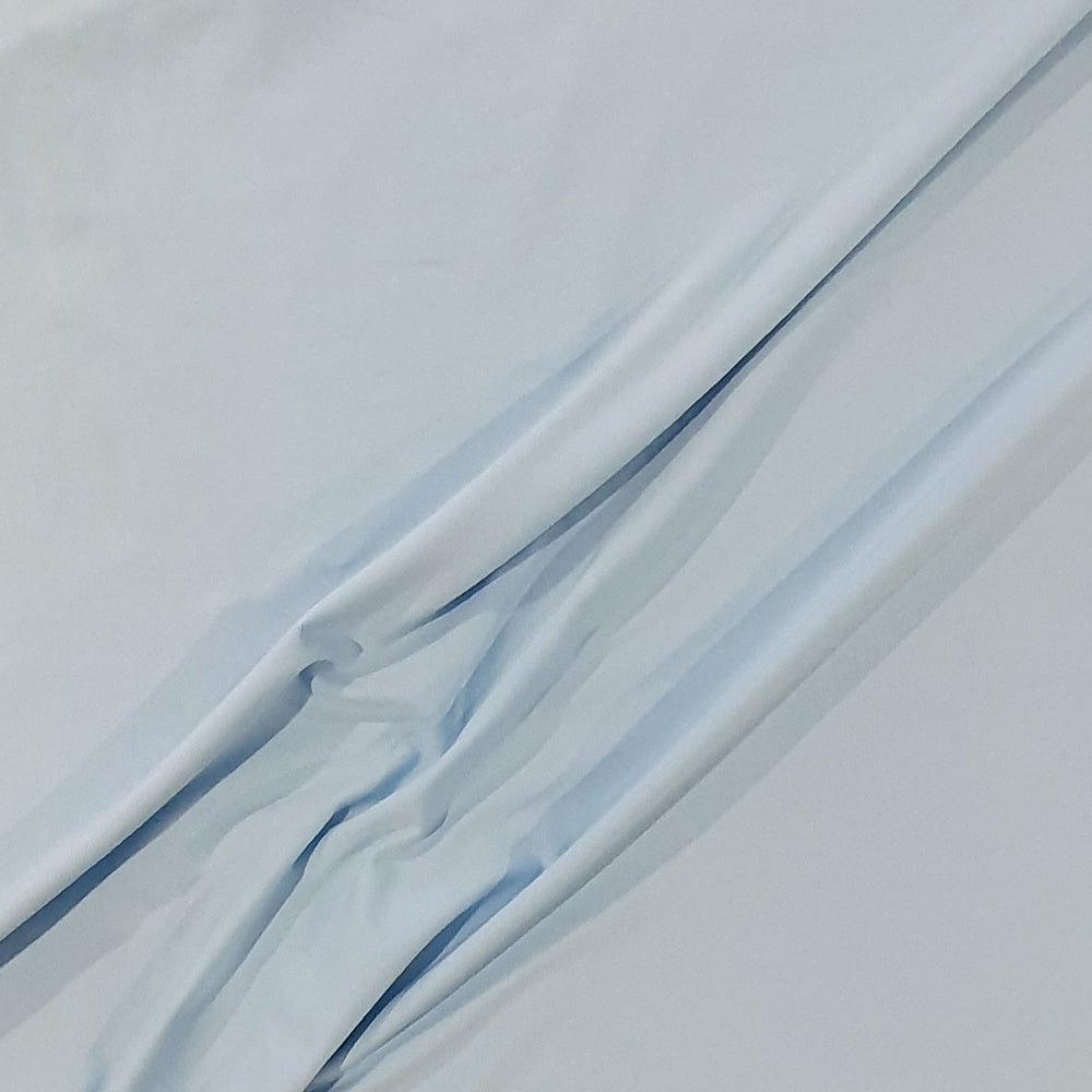 Swafing Light Blue Solid Cotton Lycra Fabric Knit Fabric Cotton Jersey Fabric