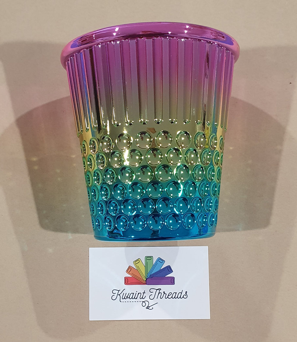 Rainbow Thimble Tin Sewing Accessories Storage Tin Table Pen Holder Tin