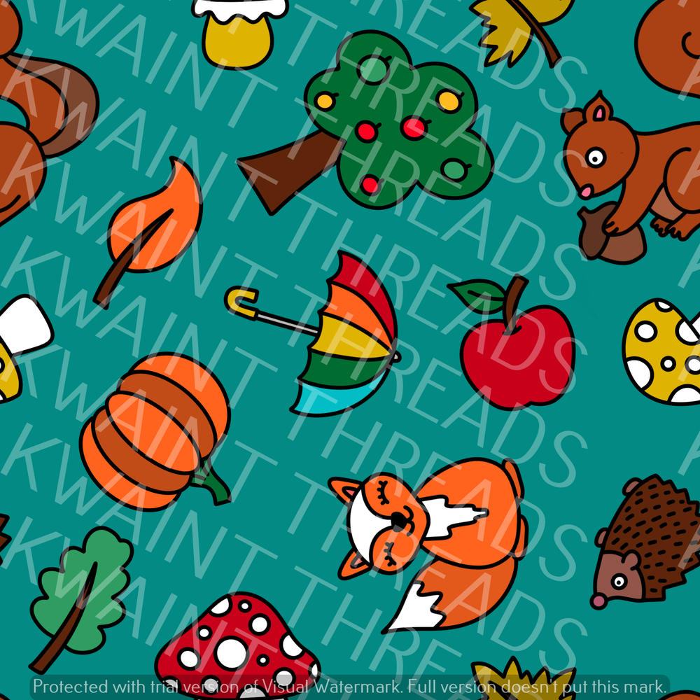 Fabric Mama Forest Friends Fabric On Demand Pre Order