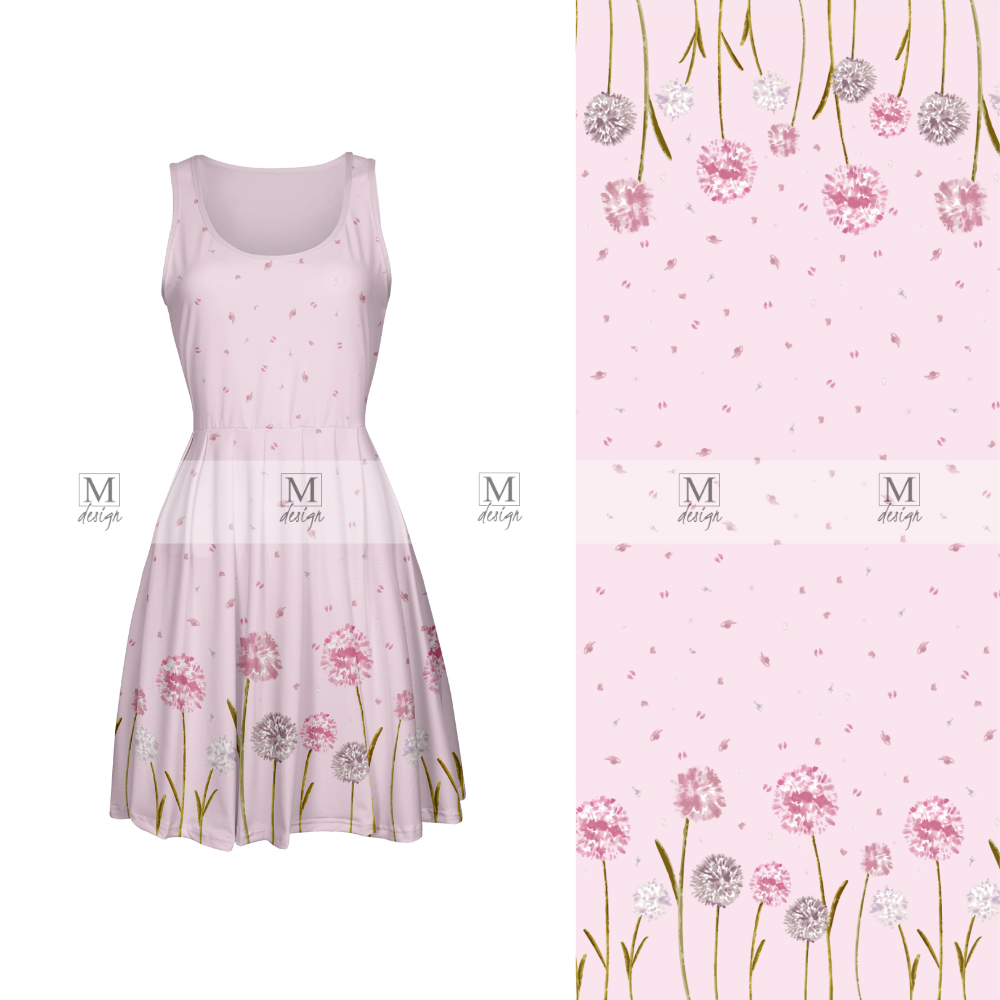 
                      
                        Marlini Dandelion Beauty Rose Border Print
                      
                    