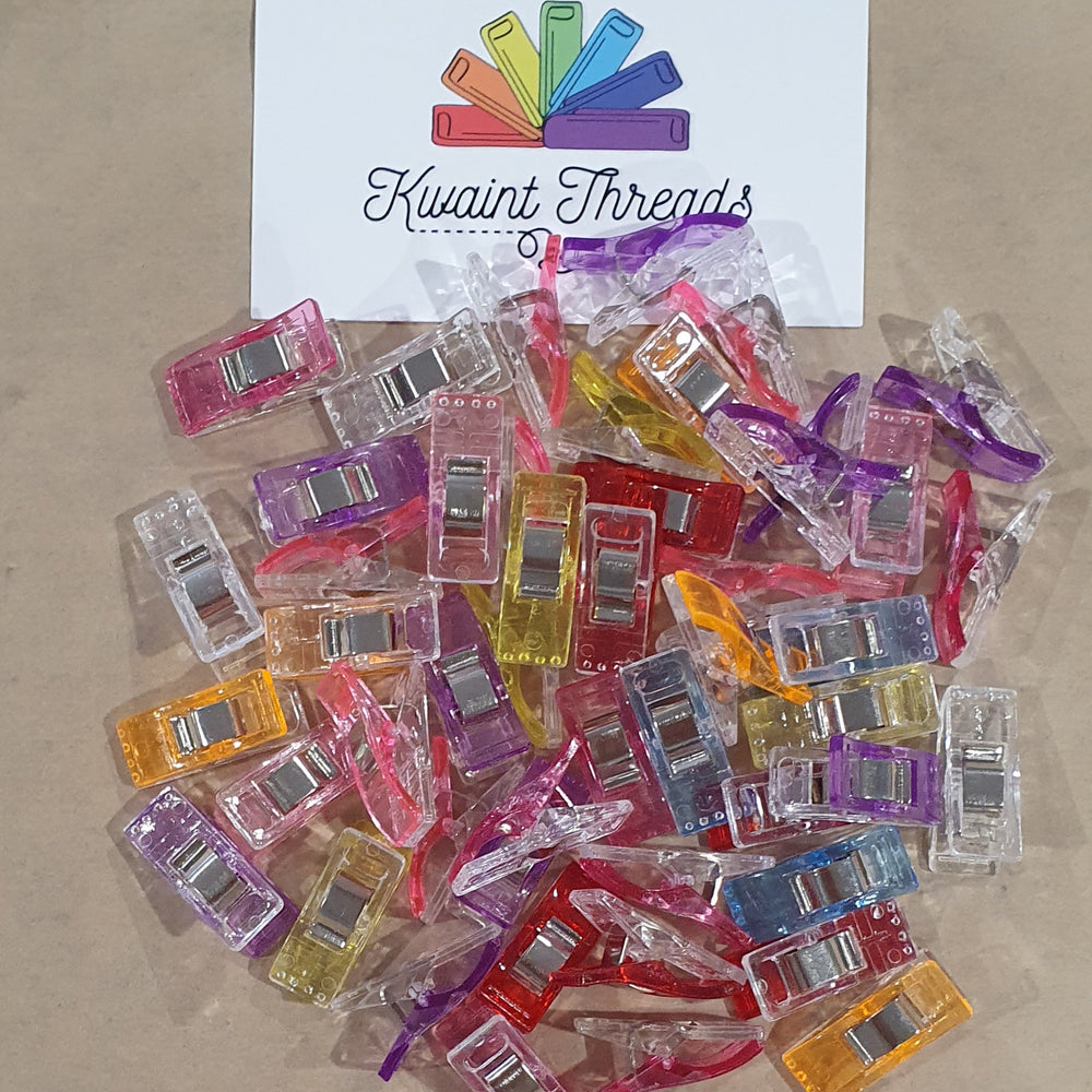 50 Pack Sewing Clips Plastic Clips no pins sewing helper