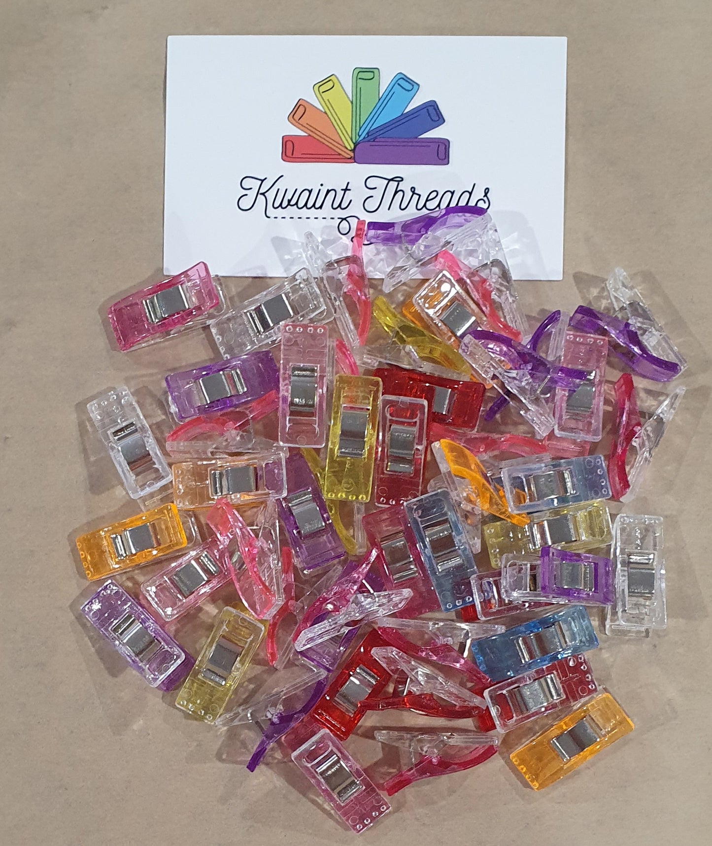 100 Pack Sewing Clips Plastic Clips no pins sewing helper