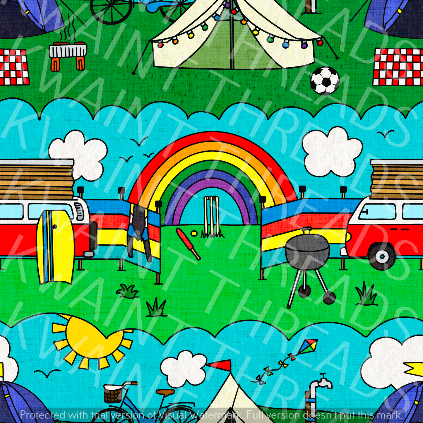 Fabric Mama Staycation Fabric On Demand Pre Order