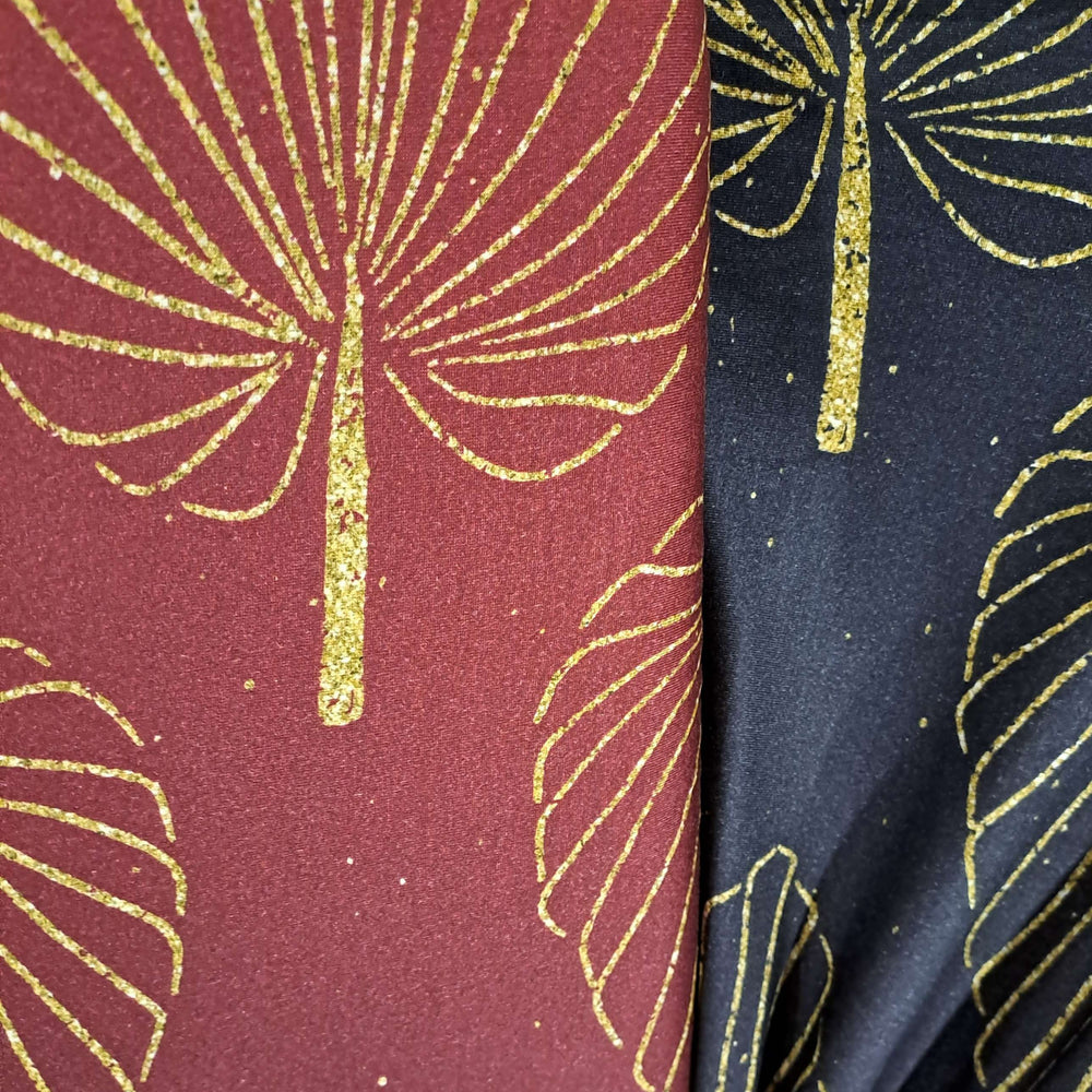 Marlini Tencel Palm Leaves Sundown Lyocell