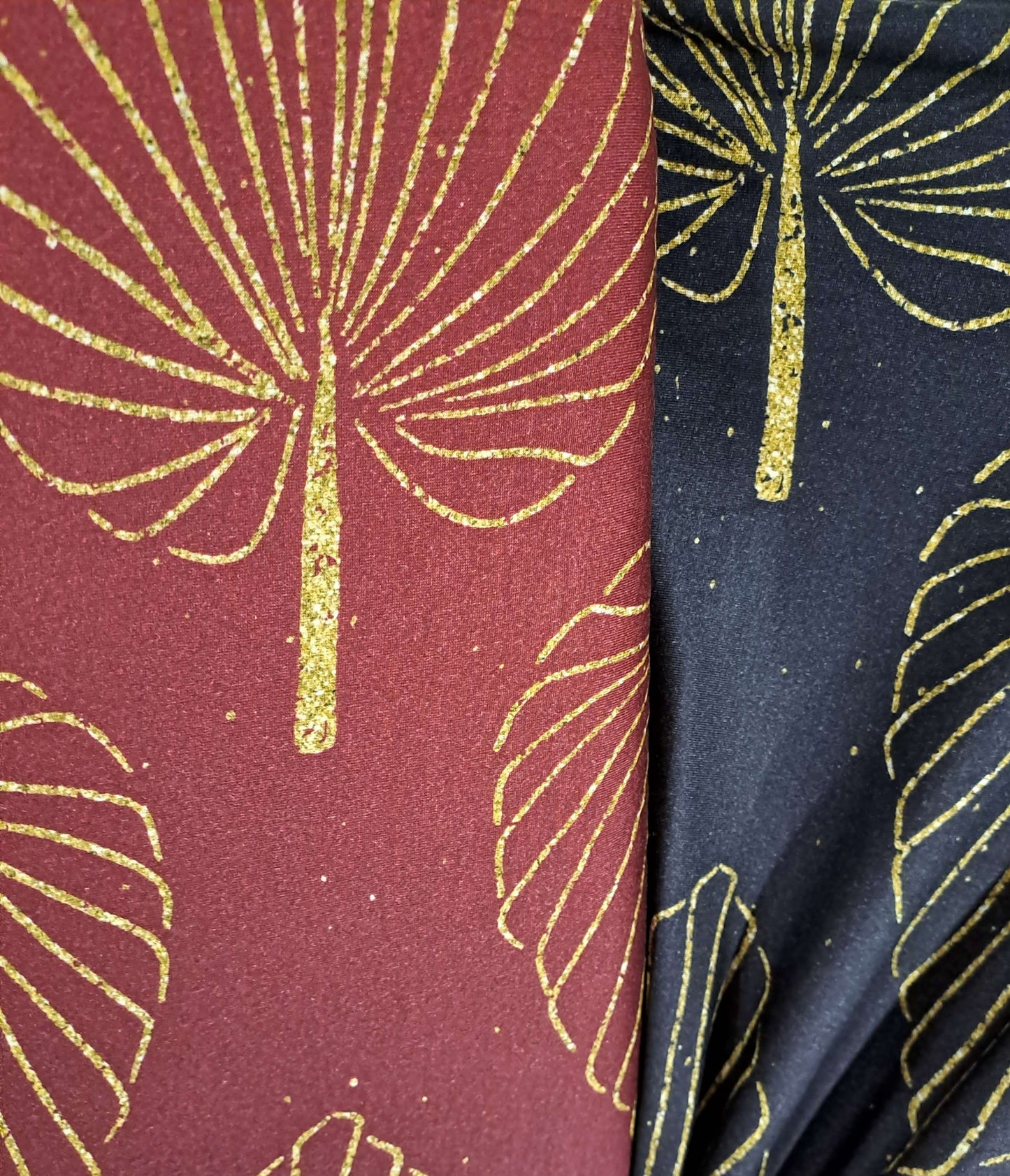 Marlini Tencel Palm Leaves Sundown Lyocell