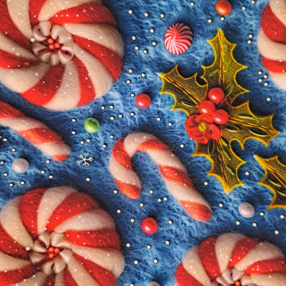 Kwaint Christmas Candy Canes Twill