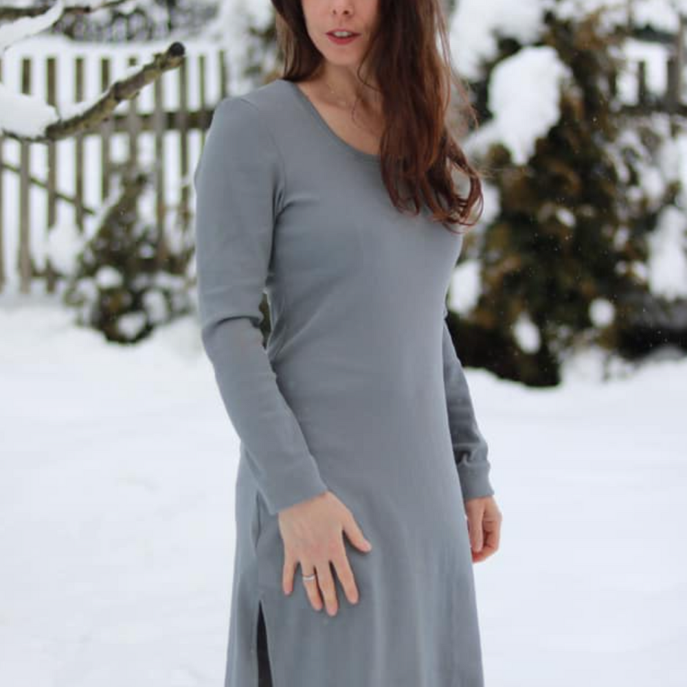 
                      
                        Lillestoff Grey Ribbed Jersey Light Knitted Jersey
                      
                    