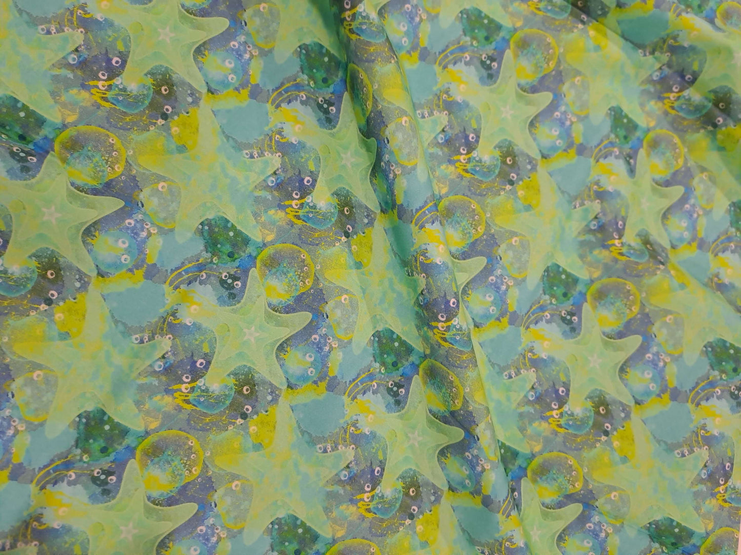 Magikel Seafoam Star Fish Poplin