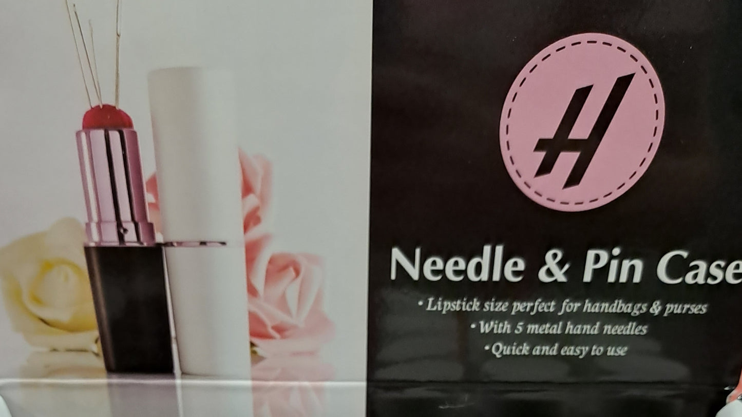 Travel Lipstick Needle and Pin Case