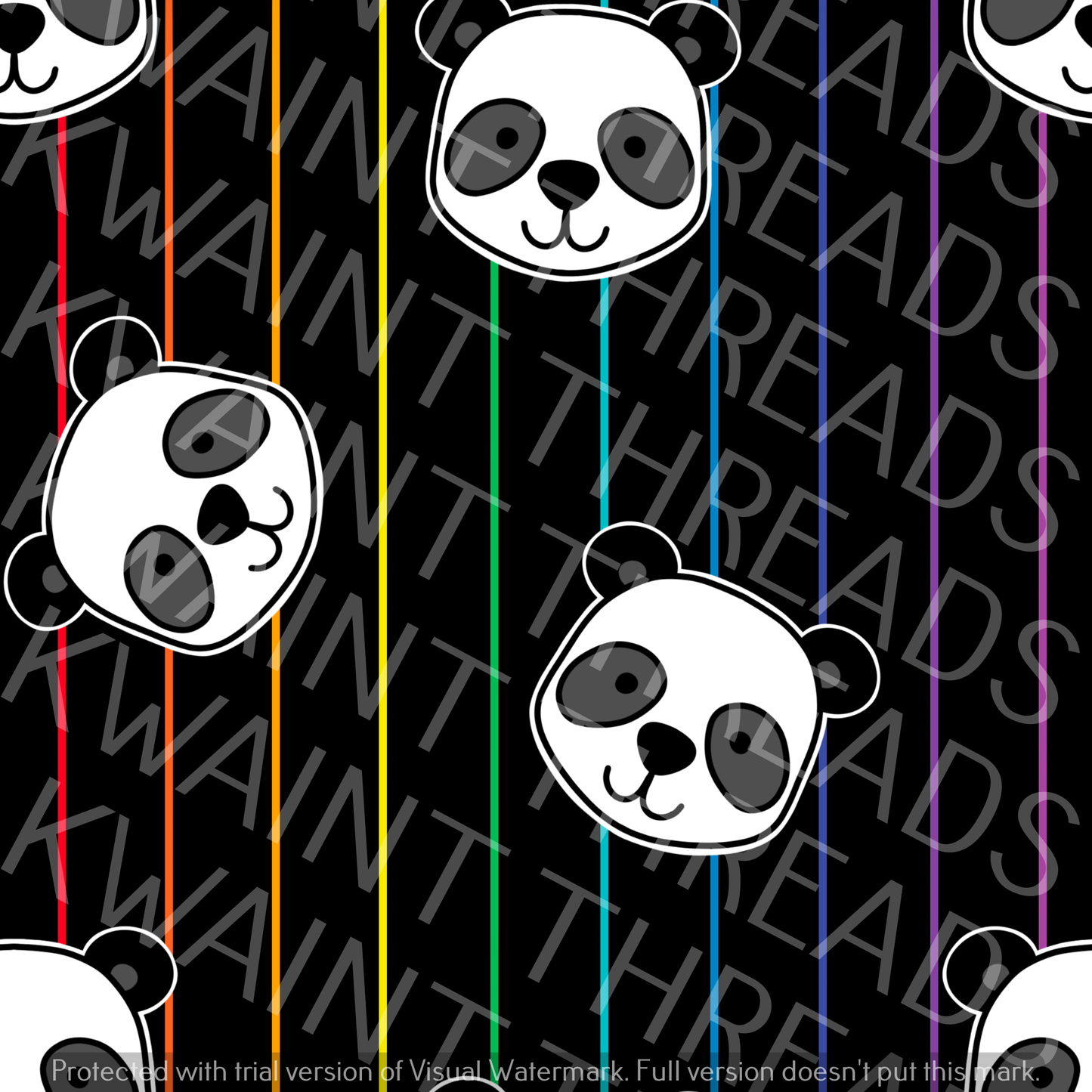 Fabric Mama Panda Pop Panda Fabric On Demand Pre Order