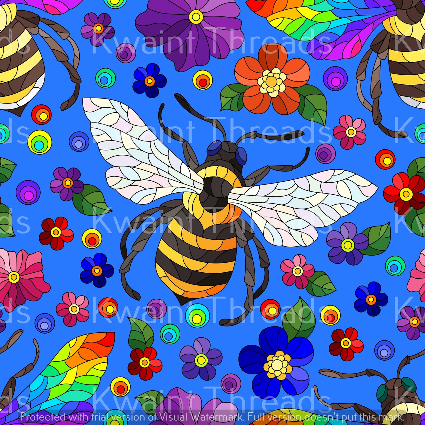 Kwaint Bumble Bee Mosaic Pre order