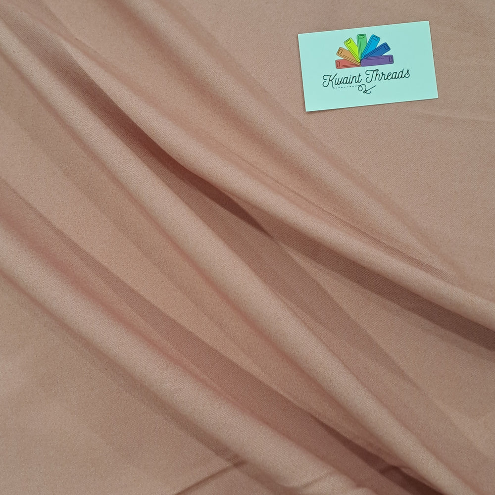 
                      
                        Light Dusky Pink European Stretch Denim Coloured Denim Fabric
                      
                    