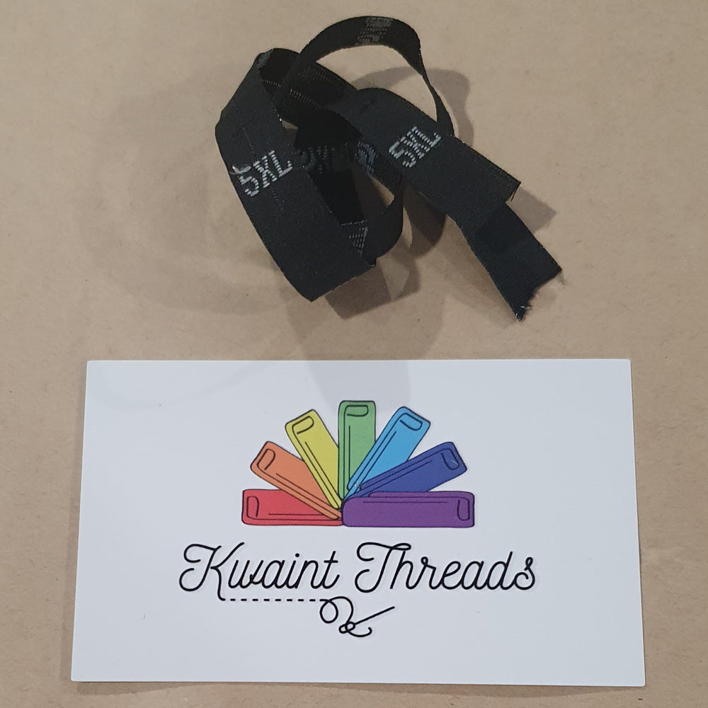 Black Size Labels Roman Numeral Letter Labels Clothing Tags Sizes Tags
