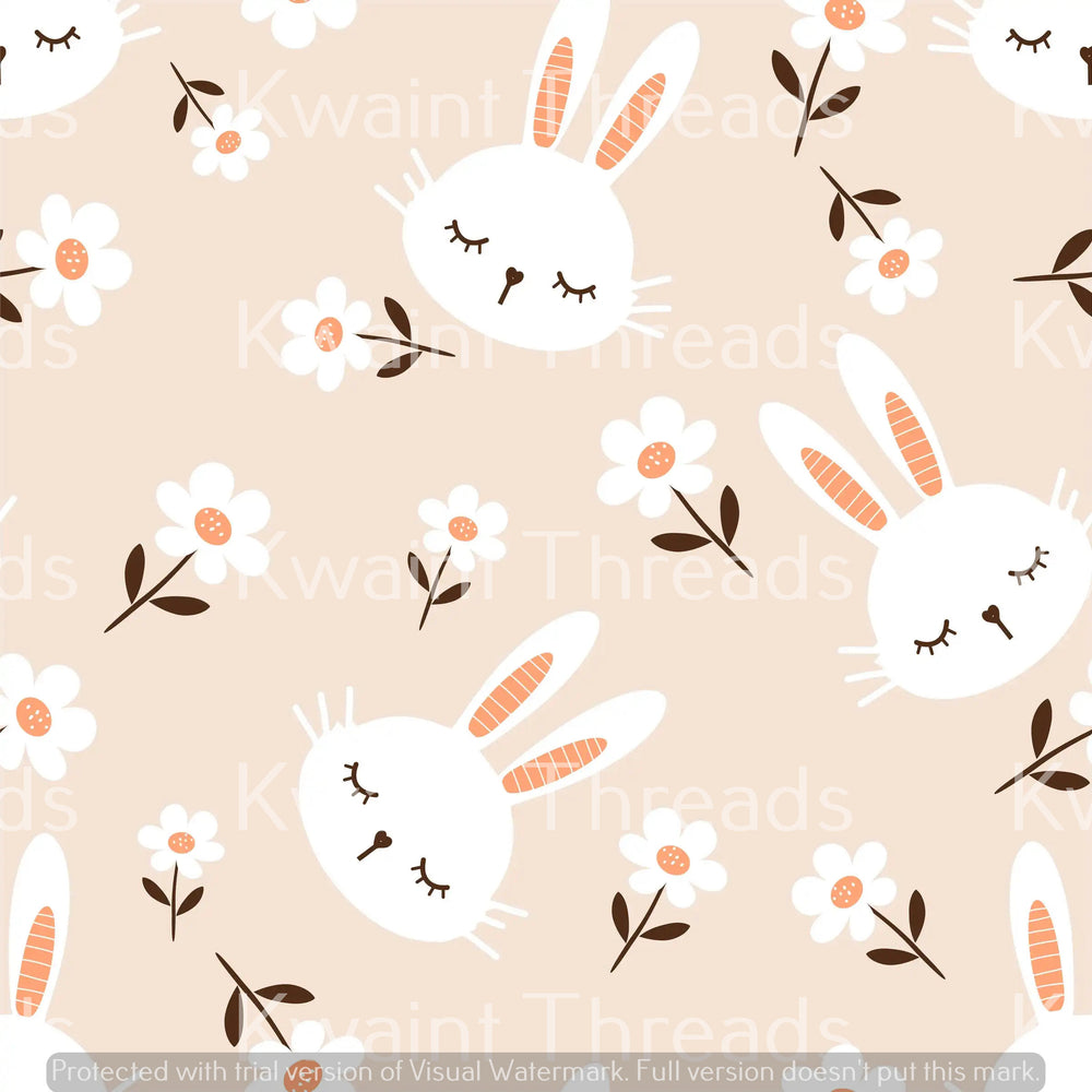 Kwaint Easter Bunnies  Peach Preorder