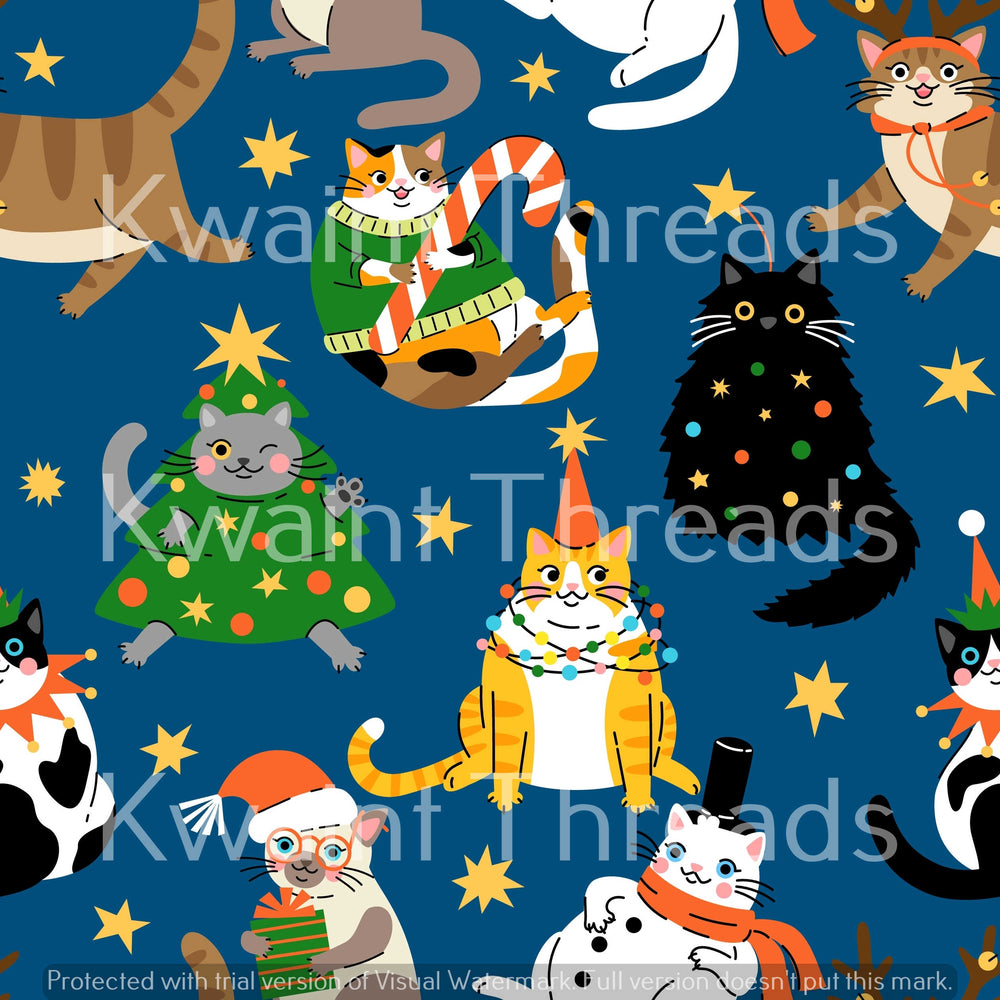 Kwaint Christmas Kitty Cats