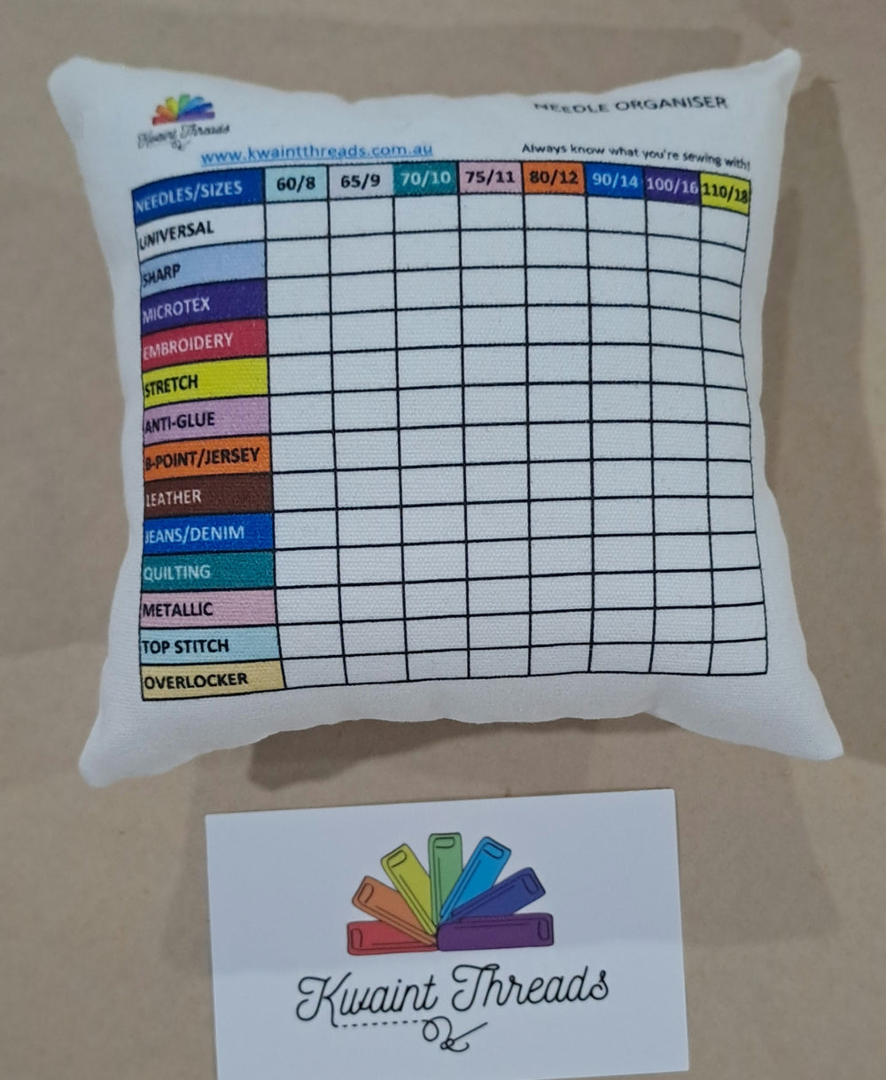 Kwaint Sewing Needle Organiser Pillow