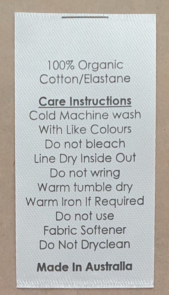 
                      
                        Kwaint Labels Organic Cotton Lycra Care Labels Clothing Labels Sew in labels
                      
                    
