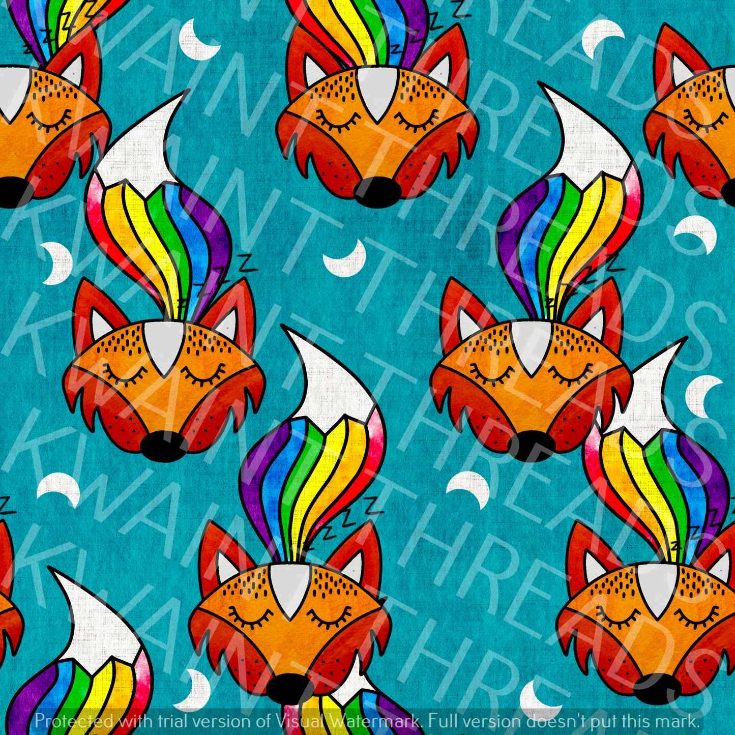 Fabric Mama Foxy Foxes Fabric On Demand Pre Order