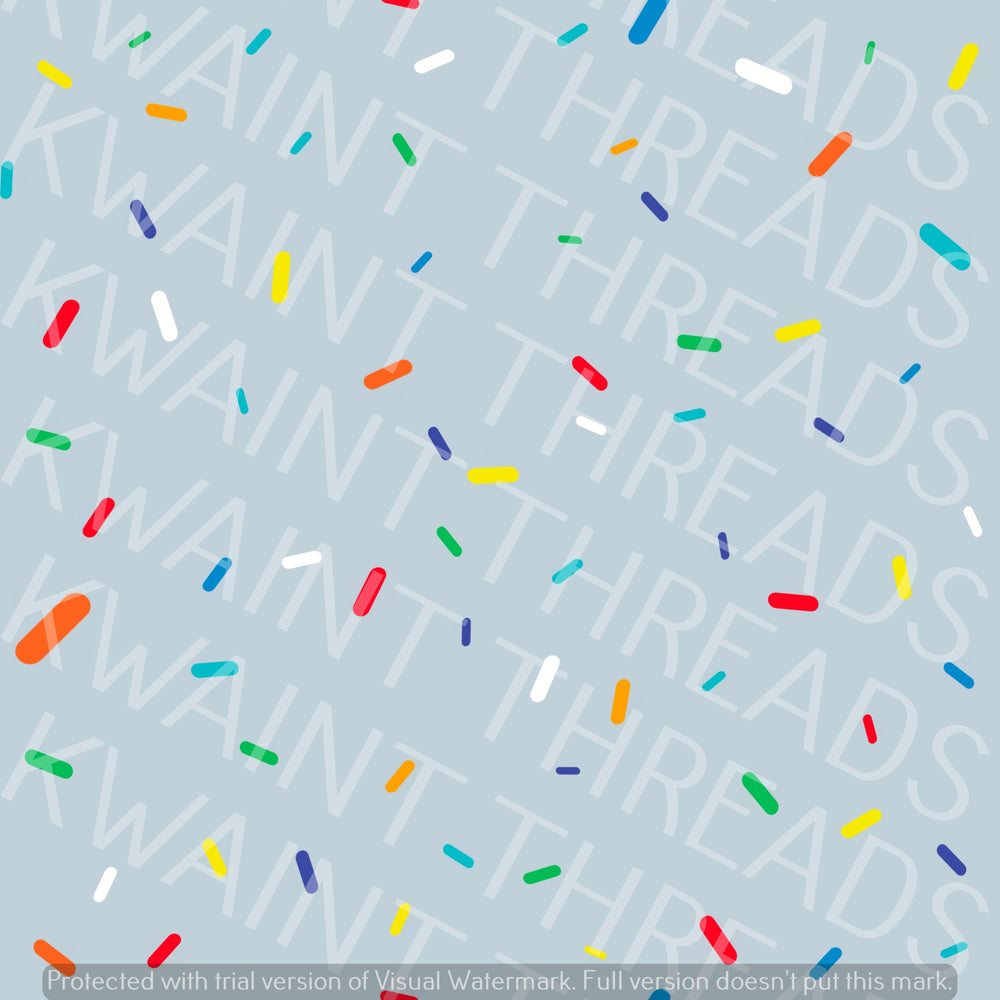 Fabric Mama Coordinate Sprinkles Grey Fabric On Demand Pre Orde