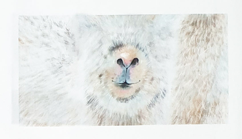 Lillestoff Llama Face Animal Face Mask Organic Cotton Face Mask Pan