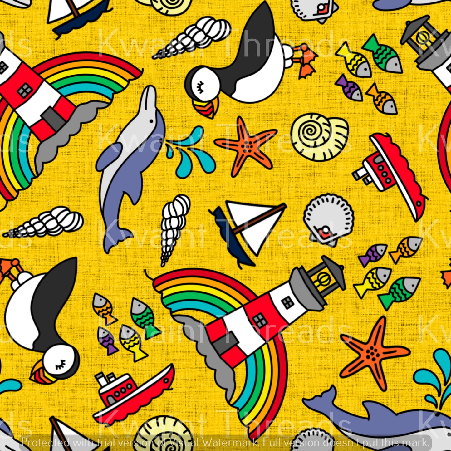 Fabric Mama Coastal Seaside On Demand Pre Order