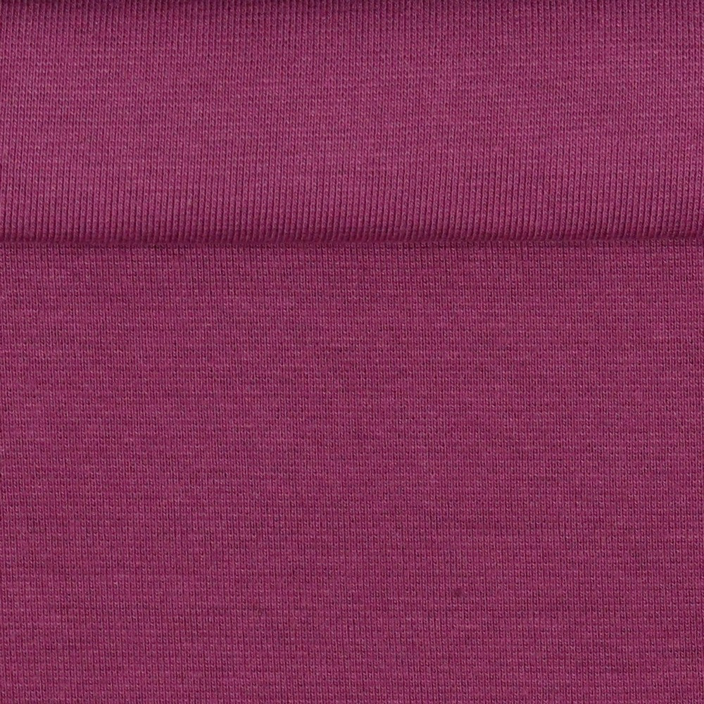Euro Knit Purple Ribbing Tube GOTS Certified Ribbing Cuffing