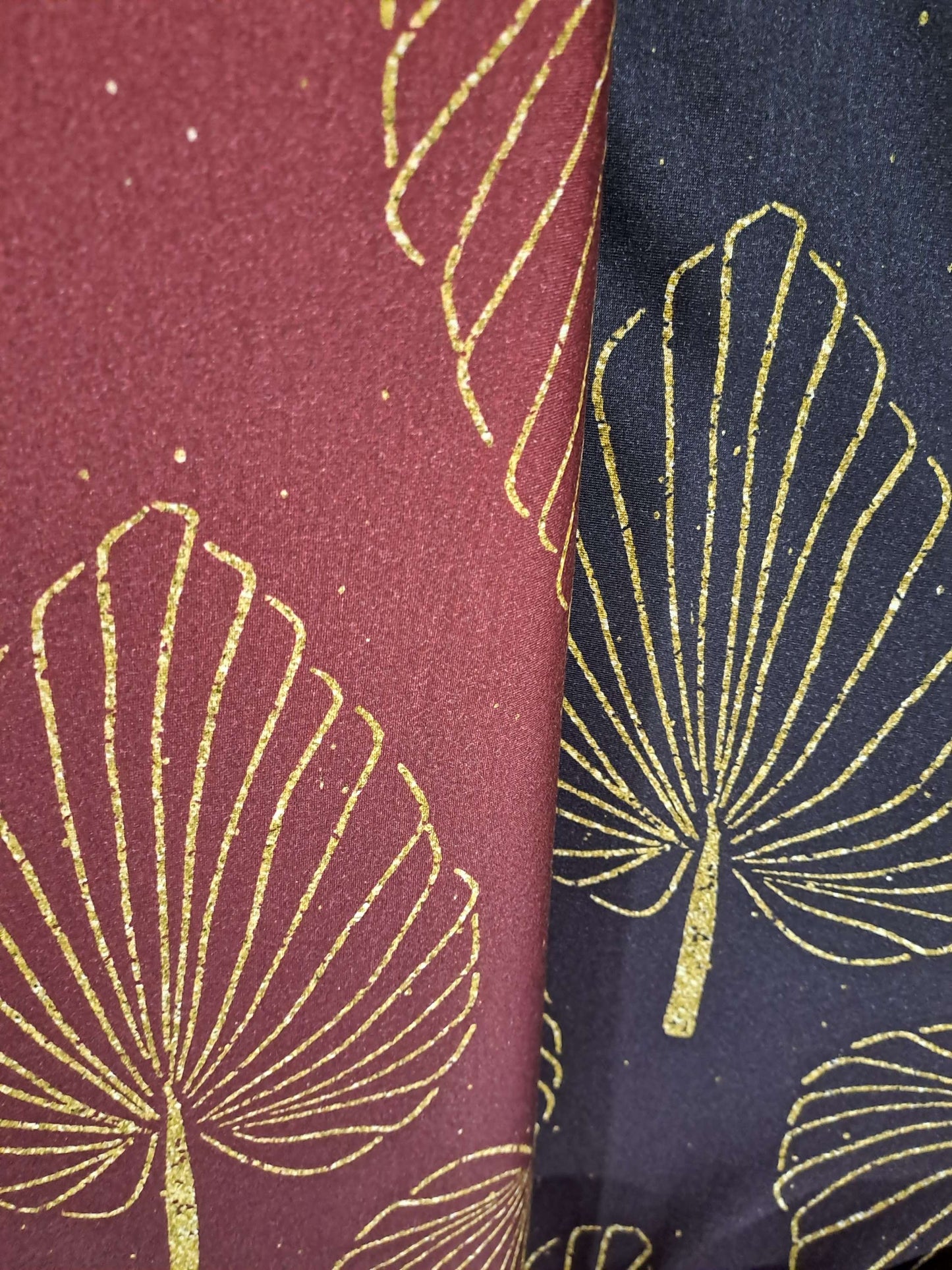 Marlini Tencel Palm Leaves Sundown Lyocell