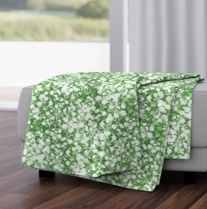 Magikel Pretty Ditzy White Clover Green Artist Print Pre Order