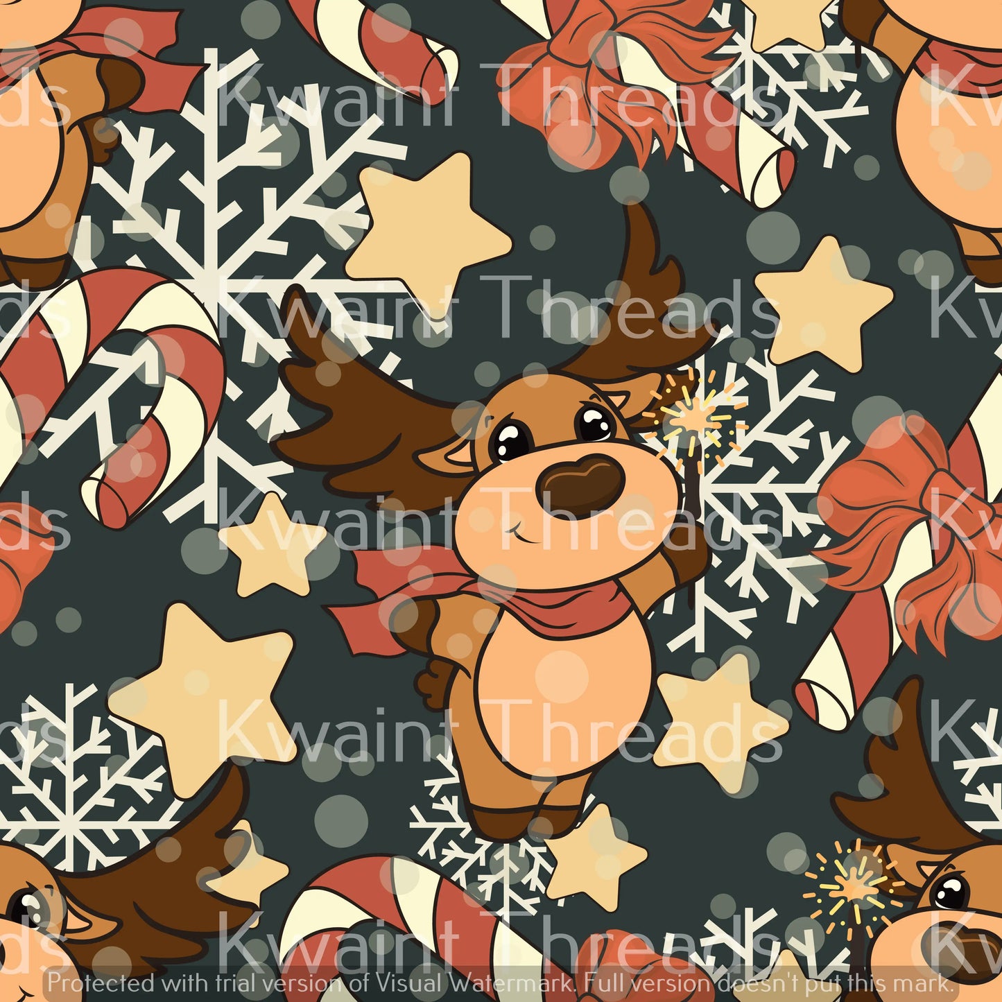 Kwaint Christmas Reindeers