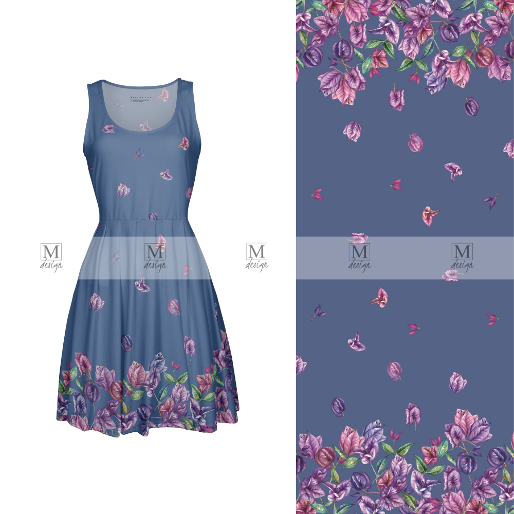 
                      
                        Marlini Bougainvillea Border Print
                      
                    