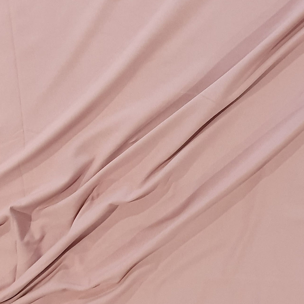 Swafing Dusky Pink Solid Cotton Lycra Fabric Knit Fabric Cotton Jersey