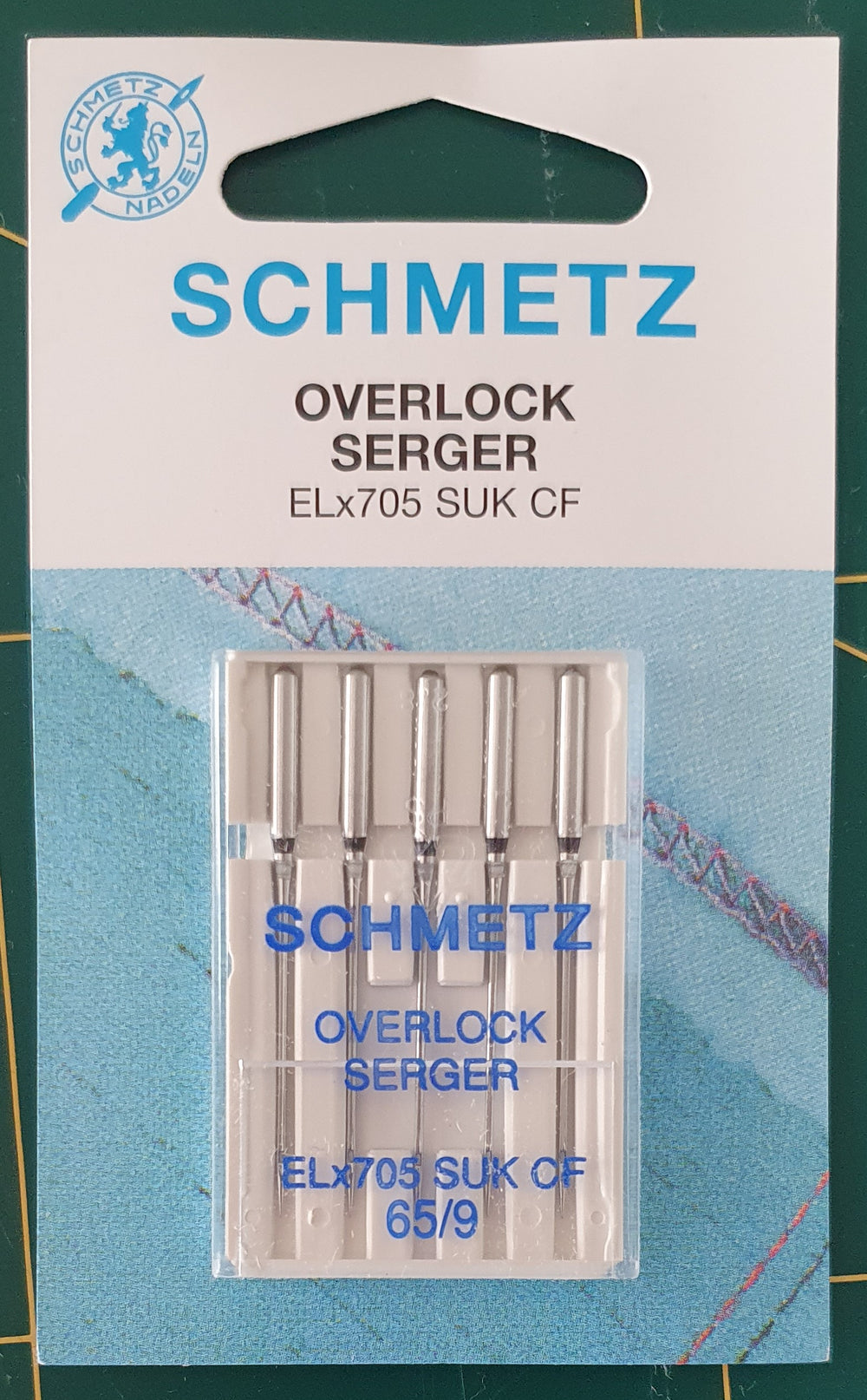 Schmetz ELx705 SUK CF 65/9 Coverstitch Overlocker Serger Sewing Machine Needles