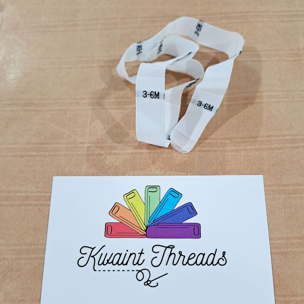 
                      
                        White Size Labels Sizes NB to 24 Months Clothing Tags Sizes Tags
                      
                    