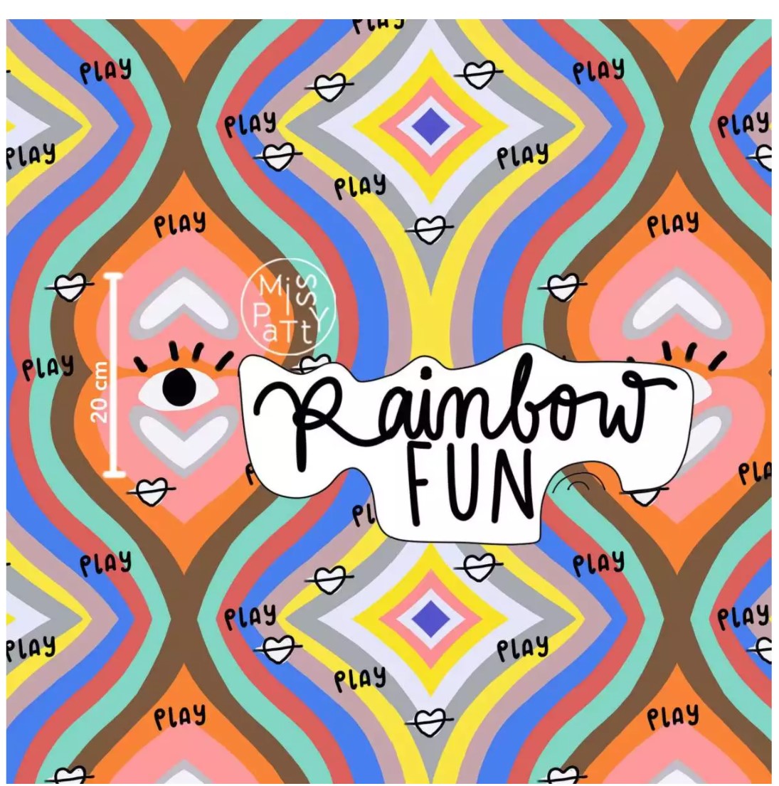 Lillestoff Rainbow Fun Organic Cotton Lycra Jersey Knit Fabric – Kwaint ...
