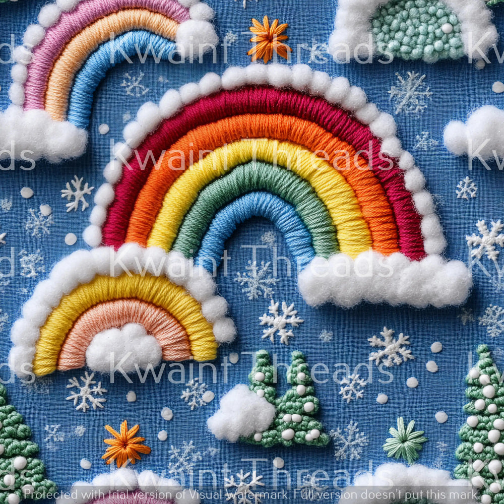 Kwaint Christmas Rainbows