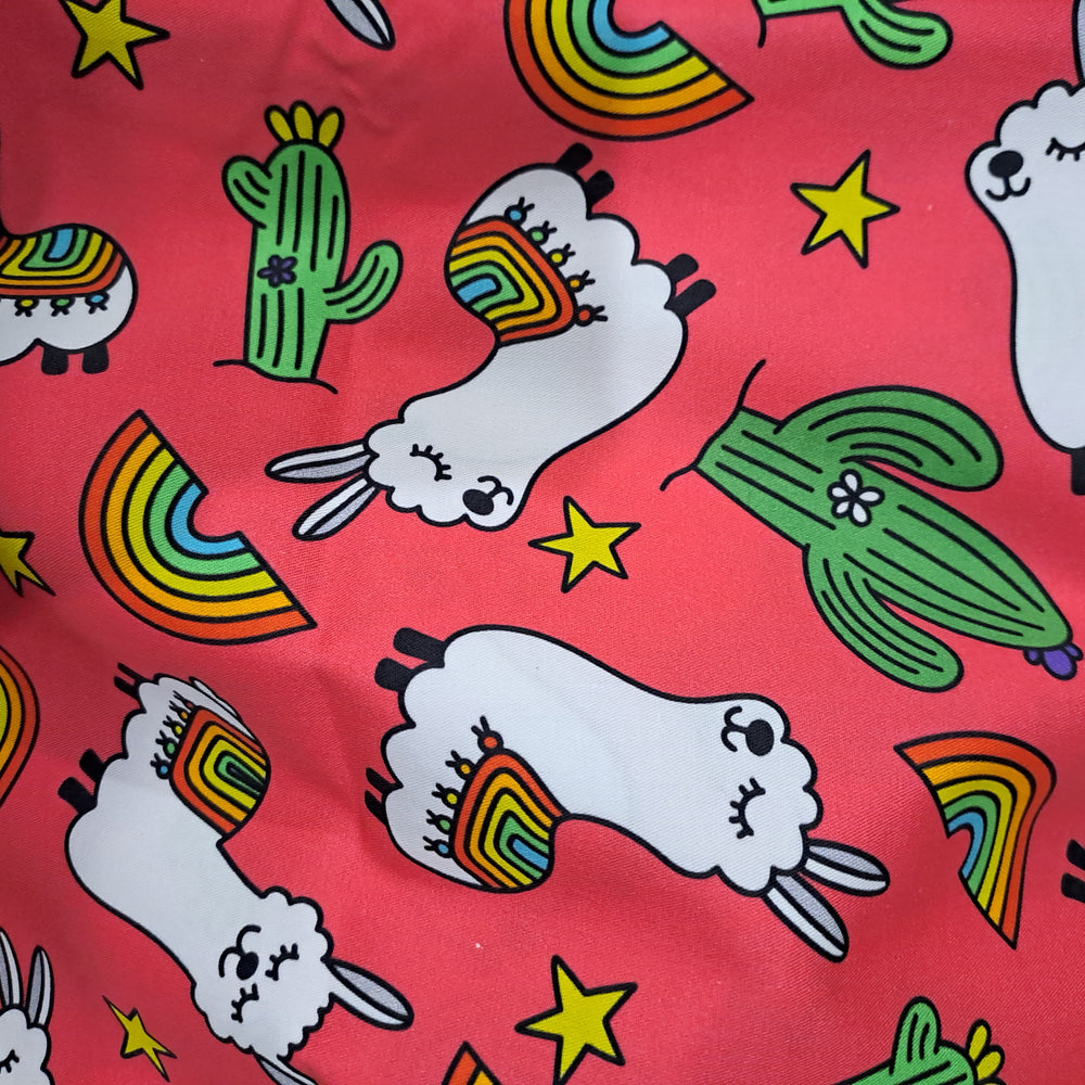 Fabric Mama Lllamas 150gsm Twill
