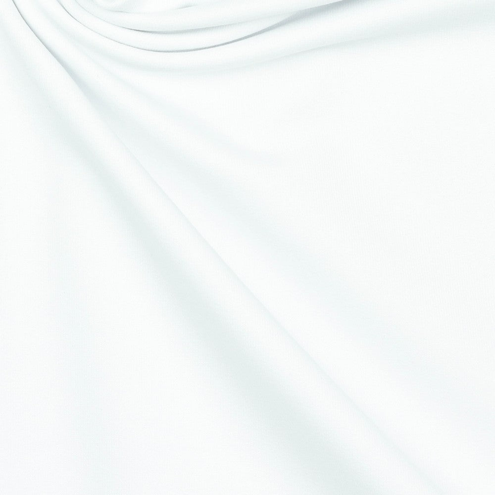 Euro Knit White Wide Rib Ribbing Tube GOTS Certified Ribbing Cuffing