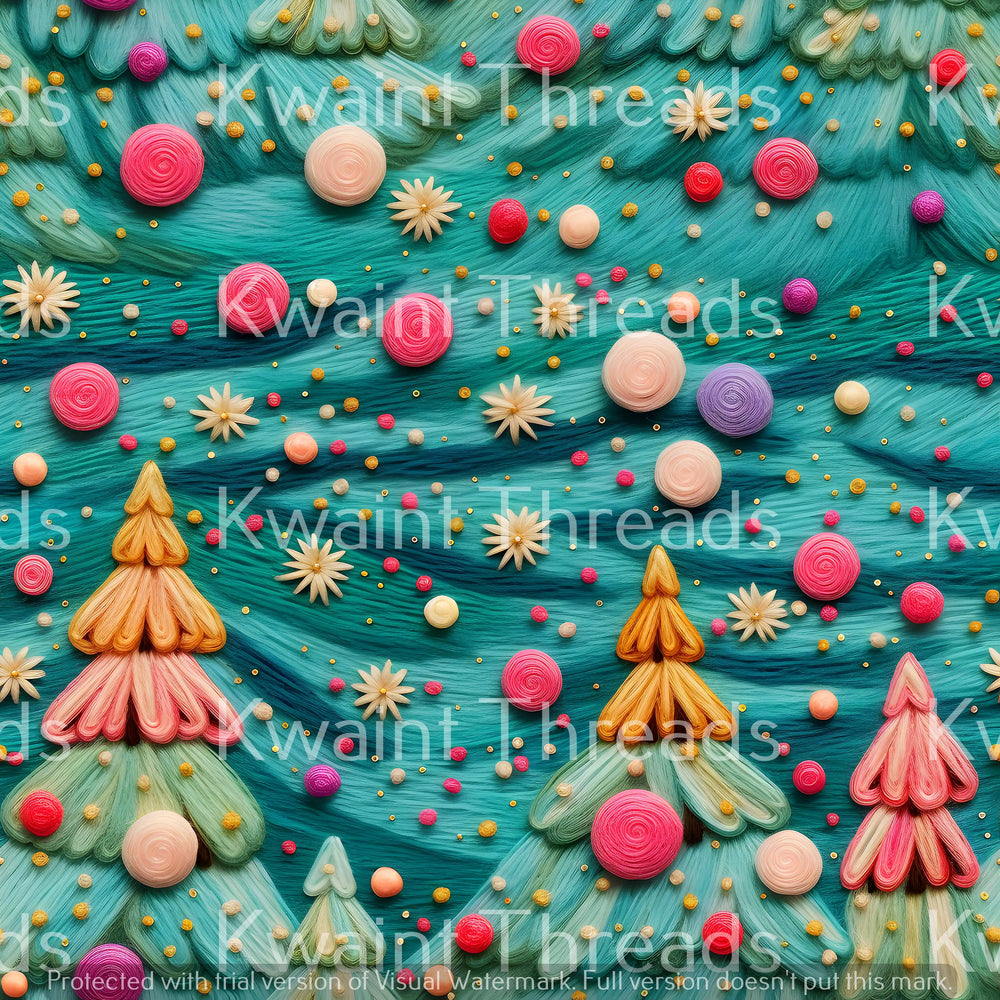 Kwaint Christmas Trees and stars