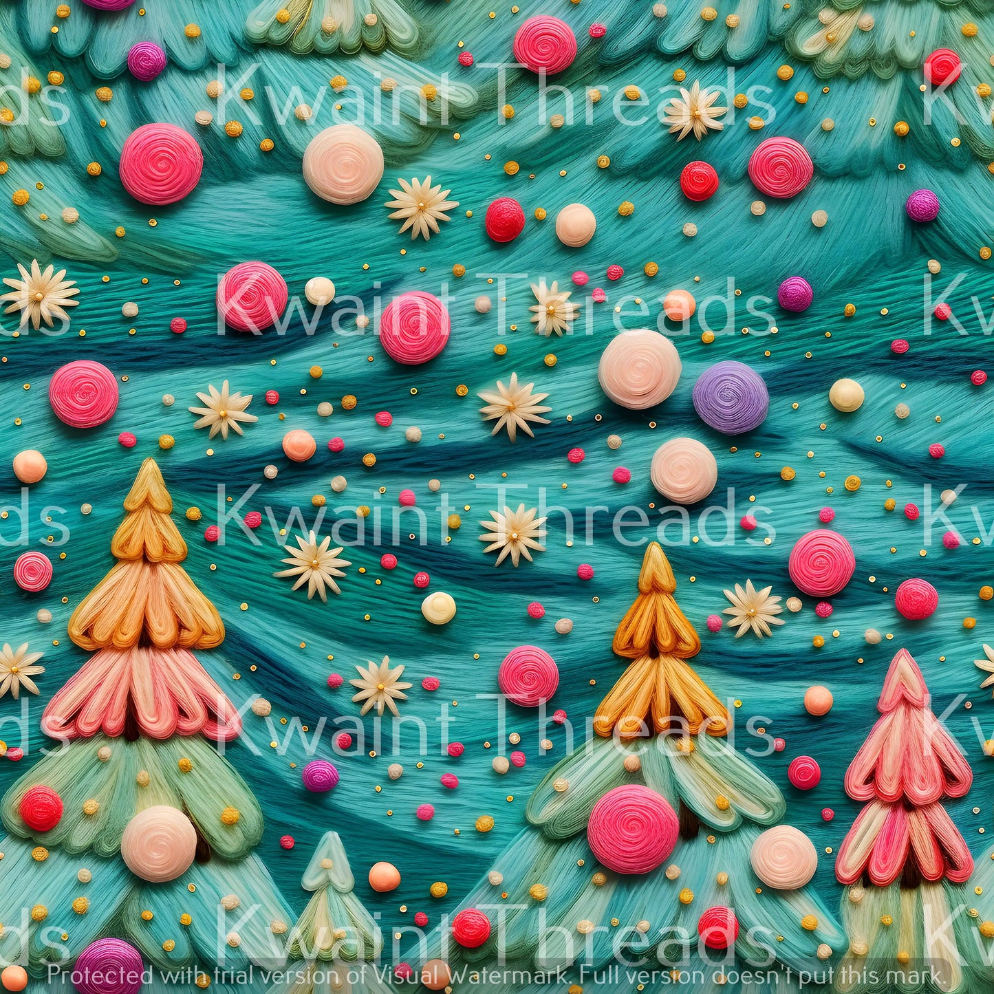 Kwaint Christmas Trees and stars