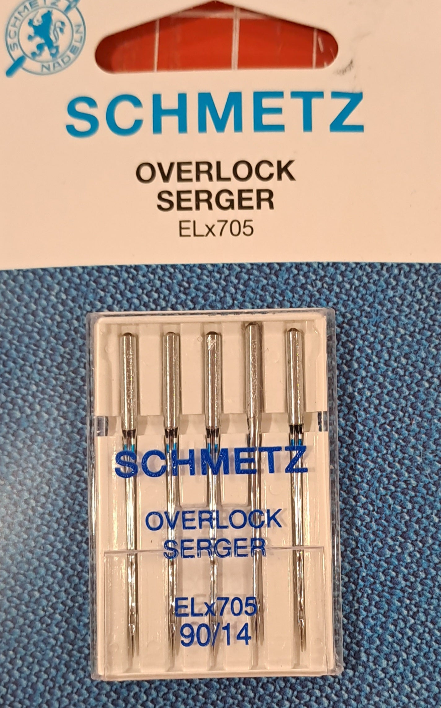 Schmetz ELx705 90/14 Overlocker Serger Coverstitch Sewing Machine Needles