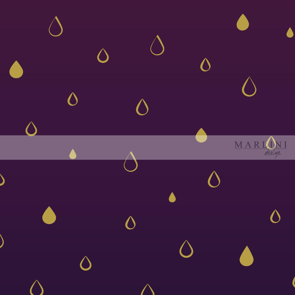 Marlini Purple Rain Border Print