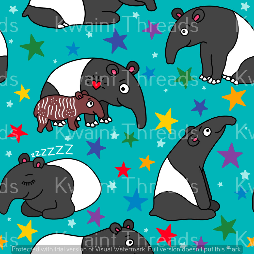 Fabric Mama Tapir Capers On Demand Pre Order